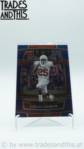 2022 Panini Select Draft Picks Blue Jamaal Charles #75