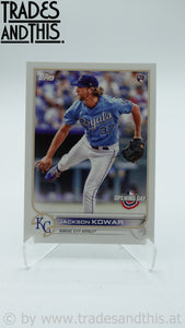 2022 Topps Opening Day Jackson Kowar #91 RC
