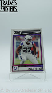 2022 Score Xavier Rhodes #15