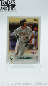 2022 Topps Opening Day Matt Olson #187