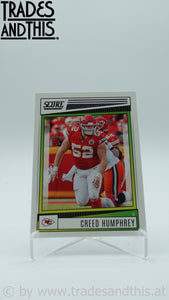 2022 Score Creed Humphrey #114