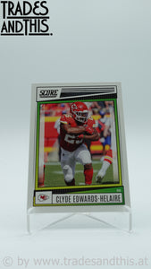 2022 Score Clyde Edwards-Helaire #117