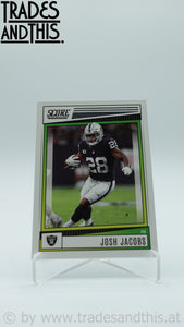 2022 Score Josh Jacobs #126