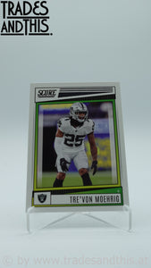 2022 Score Tre'Von Moehrig #130