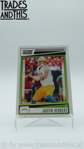 2022 Score Justin Herbert #136