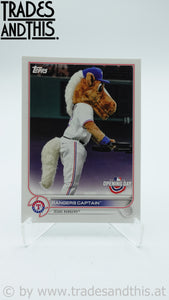 2022 Topps Opening Day Mascots Rangers Captain #M-22