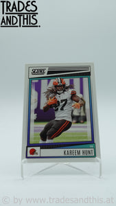 2022 Score Kareem Hunt #205