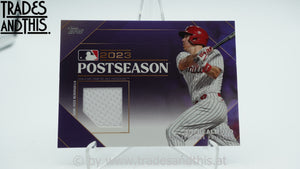 2024 Topps Series 1 Postseason Performance Relics 76/99 J.T. Realmuto #PPR-JR