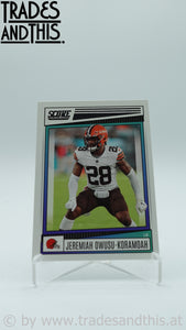 2022 Score Jeremiah Owusu-Koramoah #208