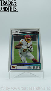 2022 Score Dyami Brown #252