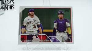 2023 Topps Update William Contreras / Corbin Burnes #US251