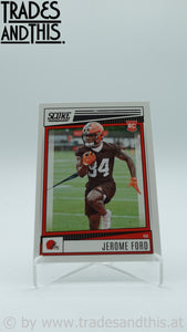2022 Score Jerome Ford #333 RC