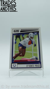 2022 Score D'Vonte Price #339 RC