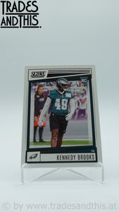 2022 Score Kennedy Brooks #344 RC
