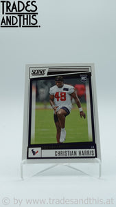 2022 Score Christian Harris #352 RC