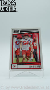 2022 Score Leo Chenal #354 RC