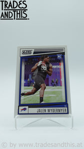 2022 Score Jalen Wydermyer #370 RC