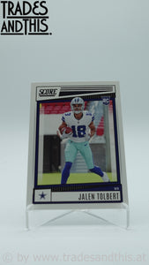 2022 Score Jalen Tolbert #385 RC