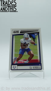 2022 Score CJ Verdell #392 RC