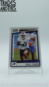 2022 Score Khalil Shakir #394 RC