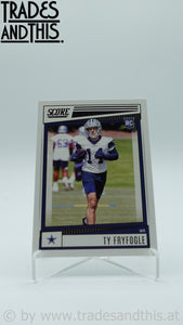 2022 Score Ty Fryfogle #396 RC