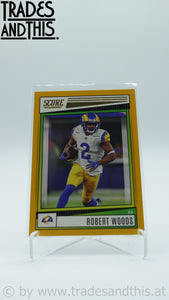2022 Score Gold Robert Woods #153