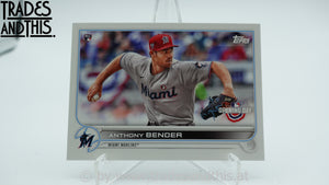 2022 Topps Opening Day Anthony Bender #105 RC