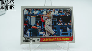 2023 Topps Heritage High Number Brayan Rocchio #533 RC