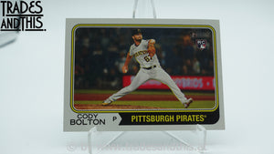 2023 Topps Heritage High Number Cody Bolton #607 RC