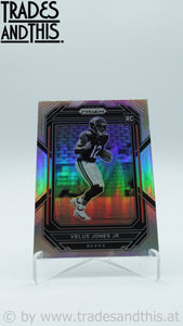 2022 Panini Prizm Silver Prizm Variation Velus Jones Jr. #332 RC