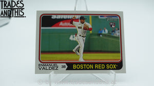 2023 Topps Heritage High Number Enmanuel Valdez #631 RC