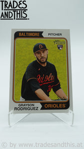 2023 Topps Heritage High Number Grayson Rodriguez #541 RC