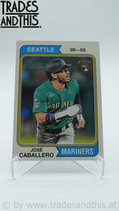 2023 Topps Heritage High Number Jose Caballero #549 RC