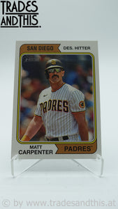 2023 Topps Heritage High Number Matt Carpenter #574