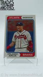 2023 Topps Heritage High Number Orlando Arcia #580