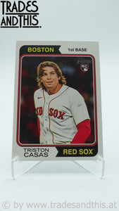 2023 Topps Heritage High Number Triston Casas #587 RC