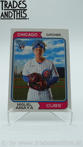 2023 Topps Heritage High Number Miguel Amaya #594 RC