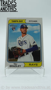 2023 Topps Heritage High Number Taj Bradley #595 RC