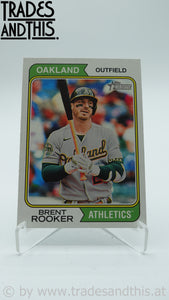 2023 Topps Heritage High Number Brent Rooker #597