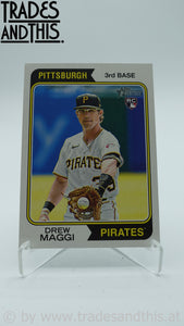 2023 Topps Heritage High Number Drew Maggi #601 RC