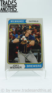 2023 Topps Heritage High Number Joey Wiemer #636 RC