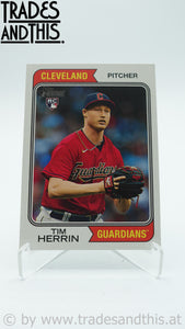 2023 Topps Heritage High Number Tim Herrin #639 RC