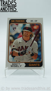 2023 Topps Heritage High Number Brett Wisely #679 RC