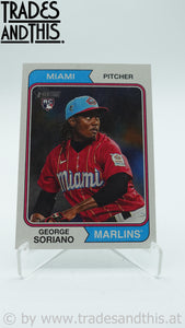 2023 Topps Heritage High Number George Soriano #711 RC