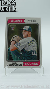 2023 Topps Heritage High Number Karl Kauffmann #712 RC