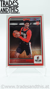 2023-24 Panini Hoops Scoot Henderson #232 RC