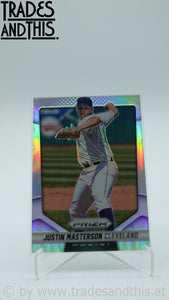 2014 Panini Prizm Silver Prizm Justin Masterson #38