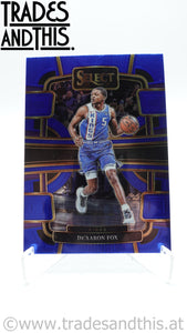 2023-24 Panini Select Basketball Retail Concourse De'Aaron Fox #49