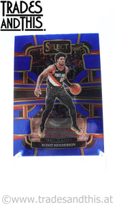2023-24 Panini Select Basketball Retail Concourse Scoot Henderson #77 RC