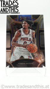 2023-24 Panini Select Basketball Retail Mezzanine Level Tyrese Maxey #357